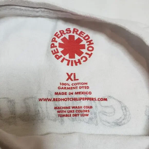Red Hot Chilli Peppers World Tour 2022-2023 T-Shirt Mens Size XL Alt Indiesleeze - Picture 5 of 6